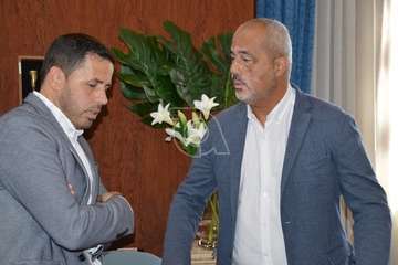 Visita del senador socialista Ramón Morales a Telde (Foto TA)